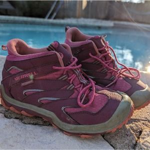 Merrell youth hiking boots-waterproof Sz 4